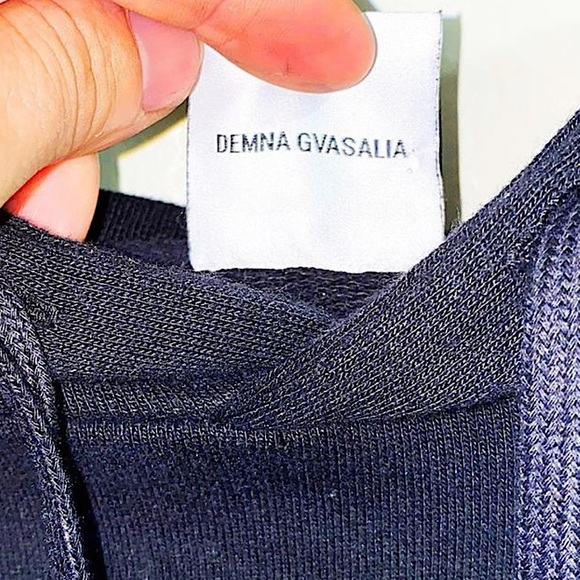 Authentic Vetements 2018 Black Oversized Hoodie Wrap Dress Size S - Picture 6 of 12